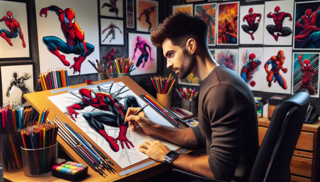 facil:zydciy5wqce= dibujos de spiderman